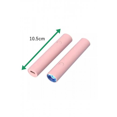 Yeni Tasarım Mini El Tipi Taşınabilir 3 W Usb Şarjlı Pembe Tırnak Oje Kurutucu Ultraviyole Mor Işık